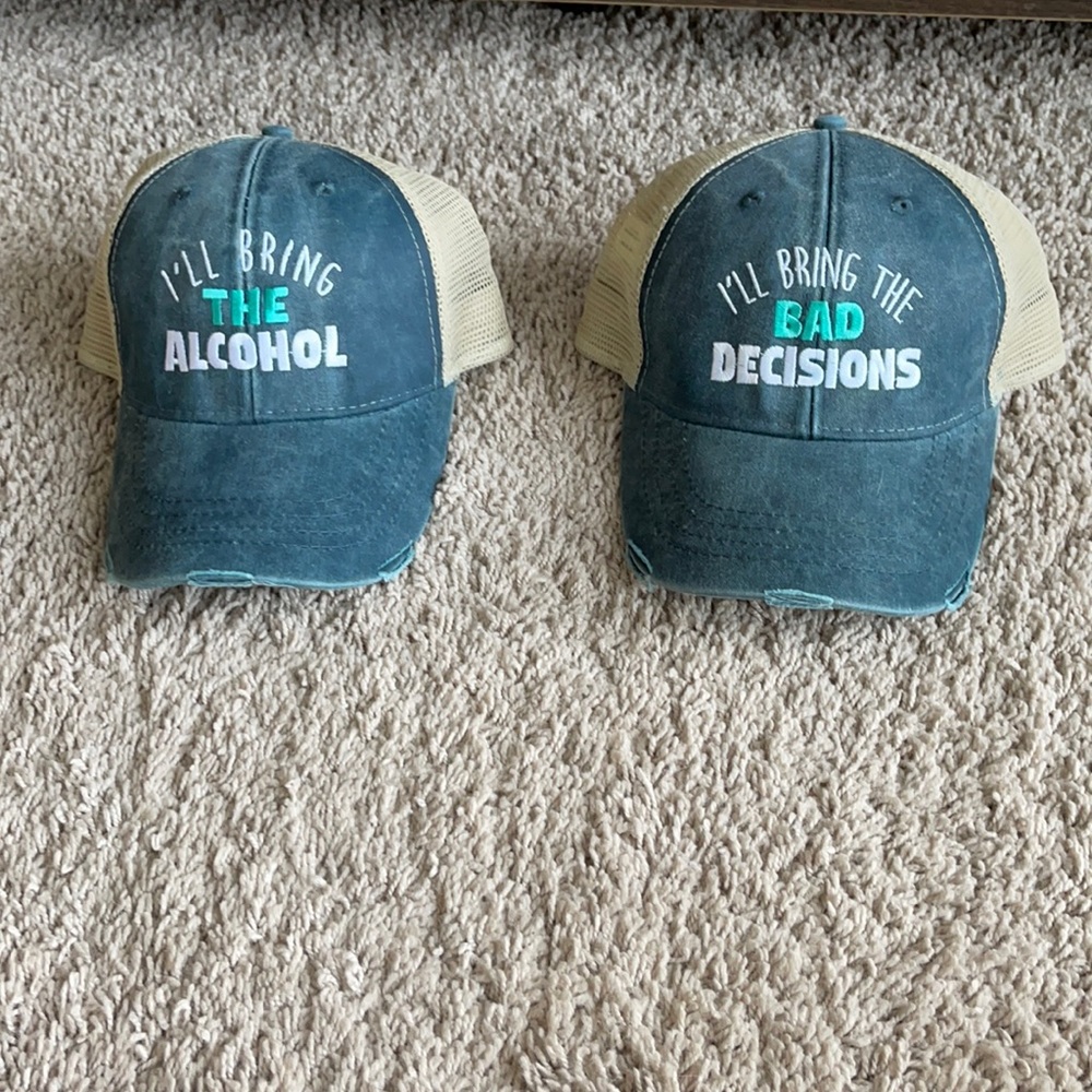 Distressed Bestie hats
